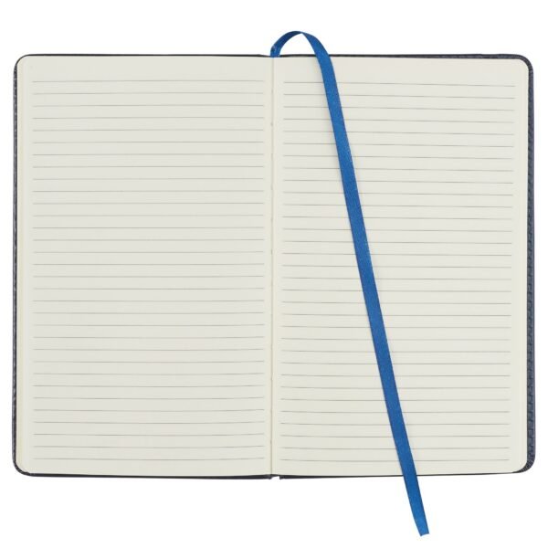 6" x 8.5" FSC® Mix Viola Bound Notebook with Pen - Image 4