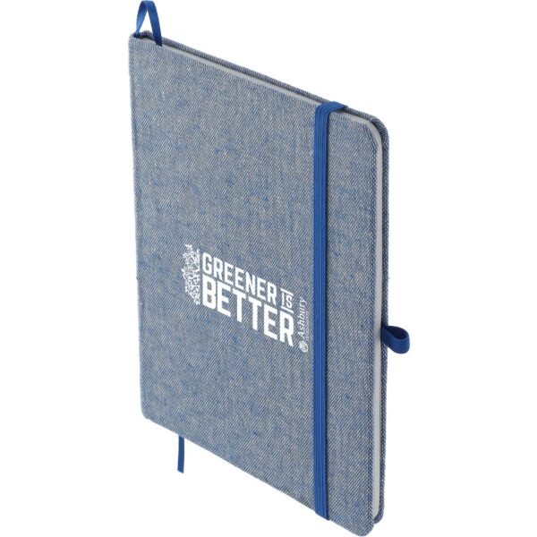 5" x 7" FSC® Recycled Cotton Bound Notebook - Image 2