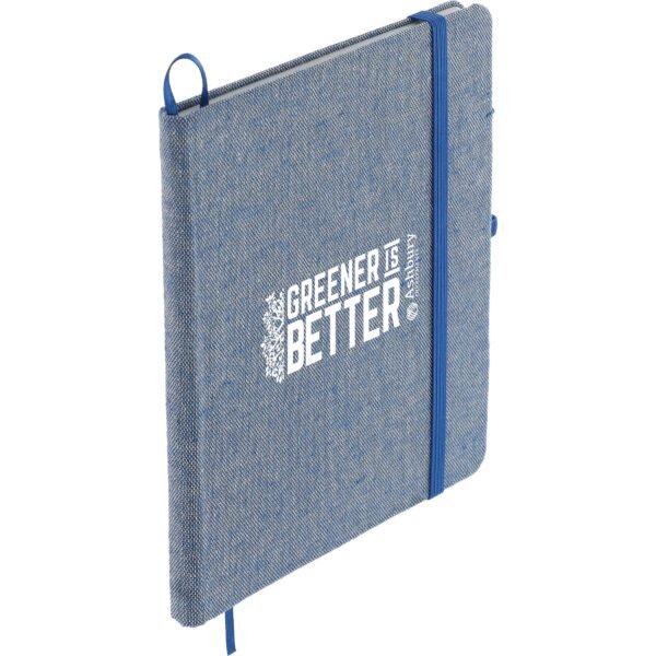 5" x 7" FSC® Recycled Cotton Bound Notebook - Image 4