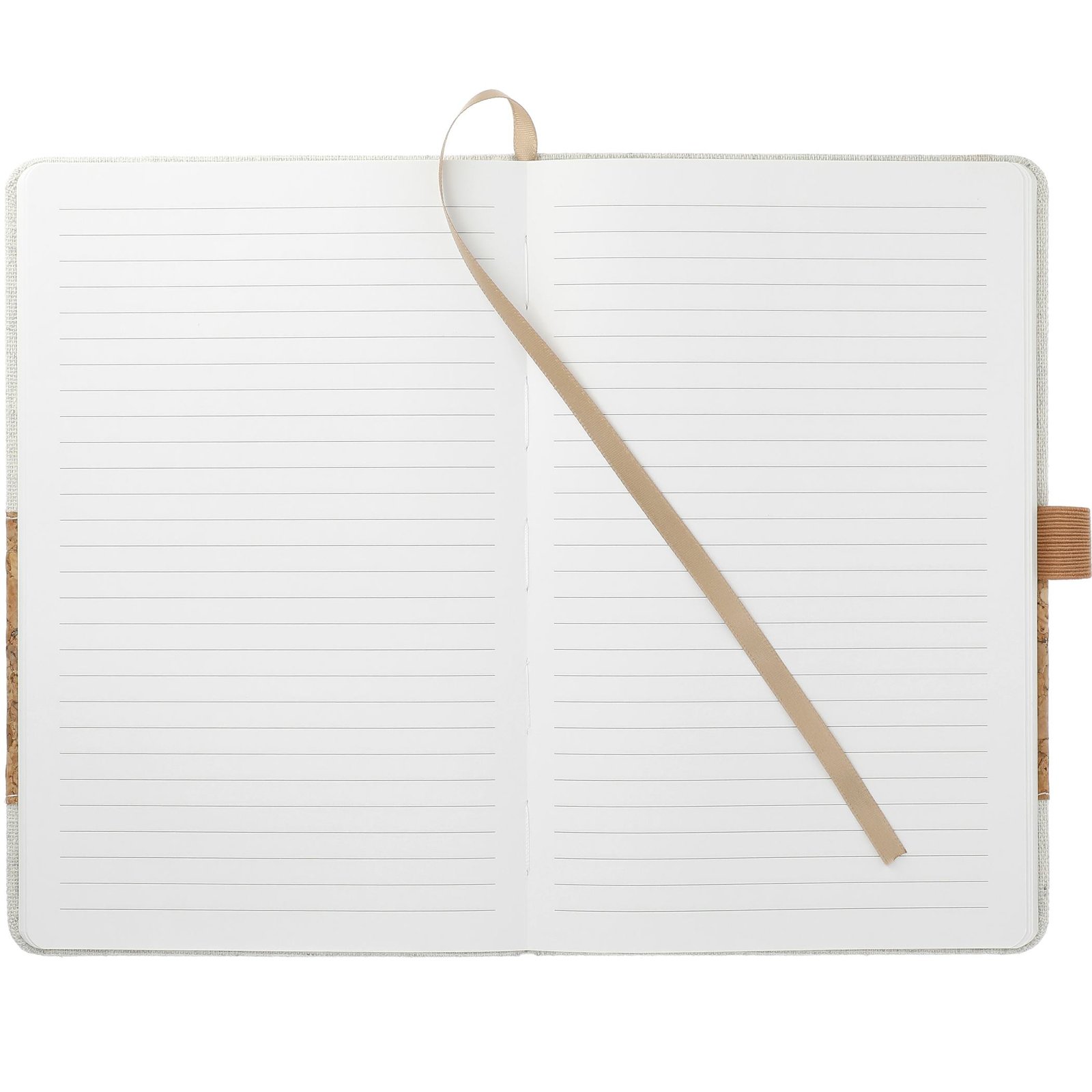 5.5" x 8.5" FSC® Mix Recycled Cotton Cork Notebook - Image 9