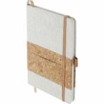 5.5" x 8.5" FSC® Mix Recycled Cotton Cork Notebook - Image 4