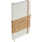 5.5" x 8.5" FSC® Mix Recycled Cotton Cork Notebook - Image 5