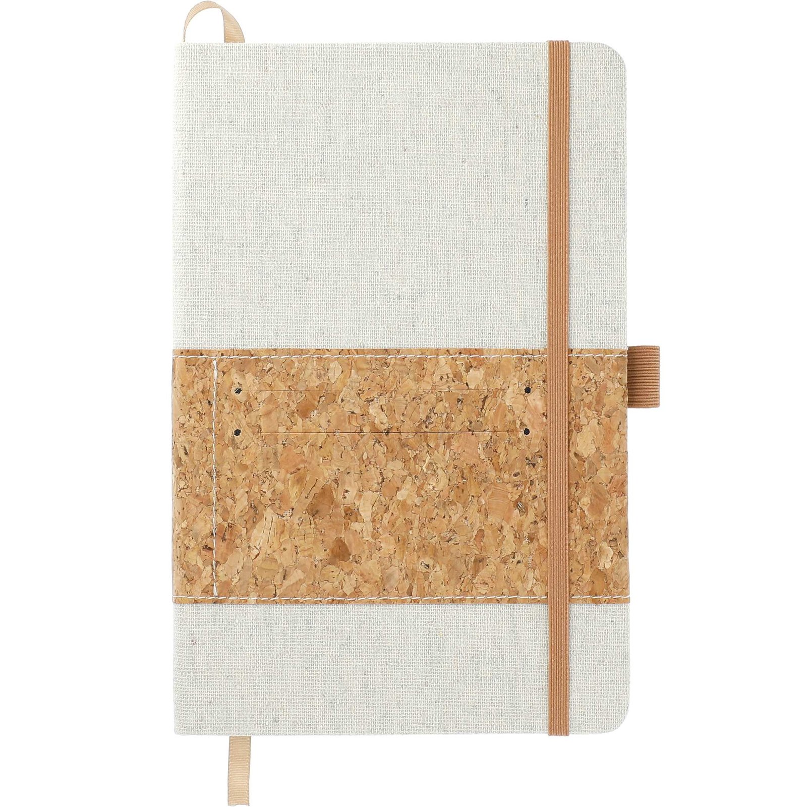 5.5" x 8.5" FSC® Mix Recycled Cotton Cork Notebook - Image 5