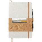 5.5" x 8.5" FSC® Mix Recycled Cotton Cork Notebook - Image 7