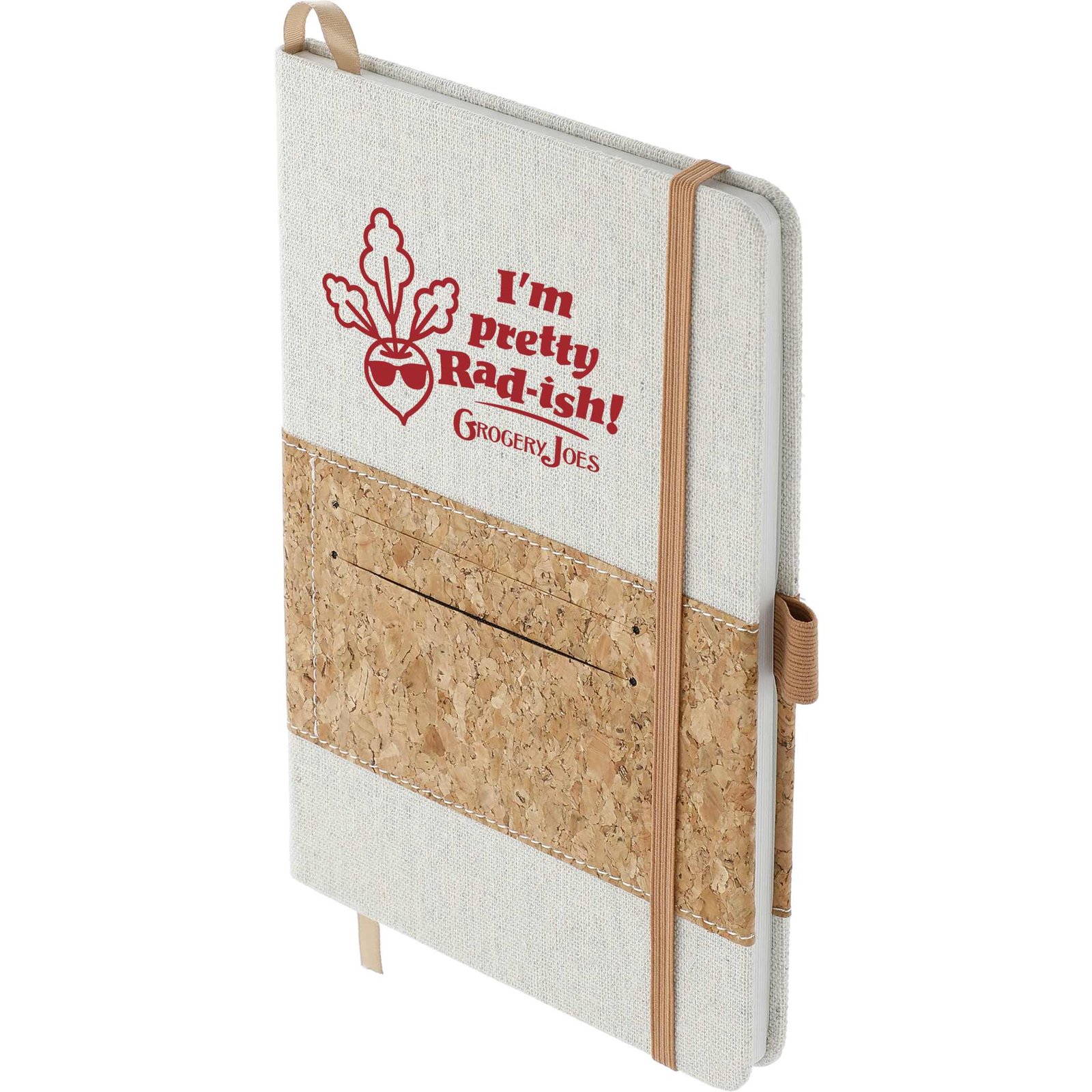 5.5" x 8.5" FSC® Mix Recycled Cotton Cork Notebook - Image 10