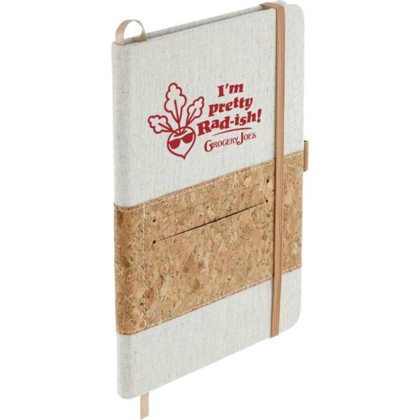 5.5" x 8.5" FSC® Mix Recycled Cotton Cork Notebook - Image 6