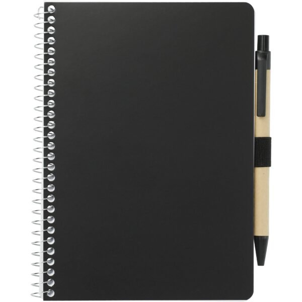 5” x 7” FSC® Mix Spiral Notebook with Pen - Image 3