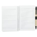4" x 6" FSC® Mix Pocket Spiral Notebook with Pen - Image 2