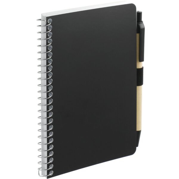 4" x 6" FSC® Mix Pocket Spiral Notebook with Pen - Image 6