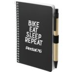 4" x 6" FSC® Mix Pocket Spiral Notebook with Pen - Image 6