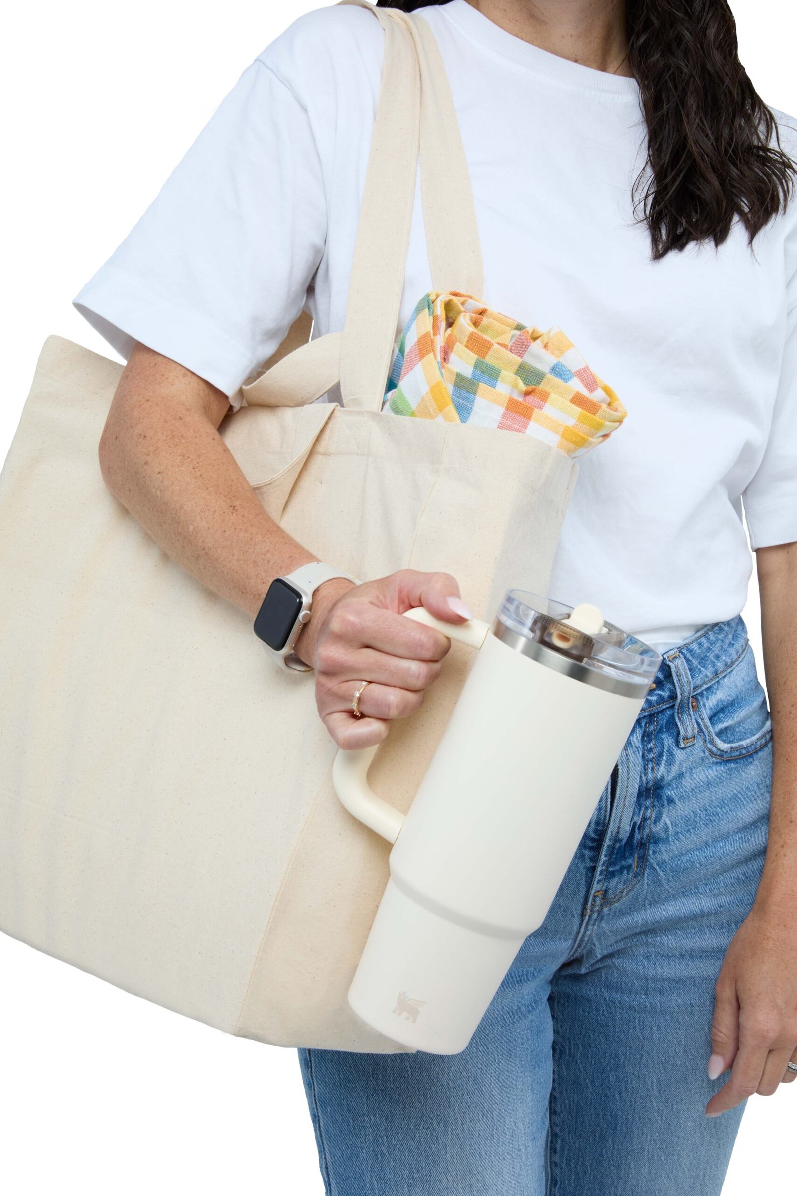Dual Carry 6oz Organic Cotton Tote - Image 7