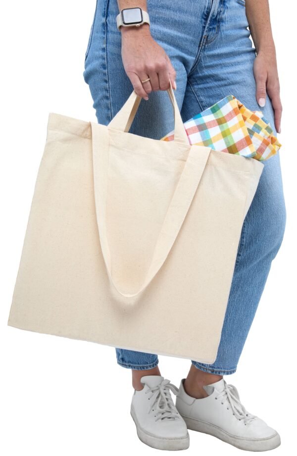 Dual Carry 6oz Organic Cotton Tote - Image 8