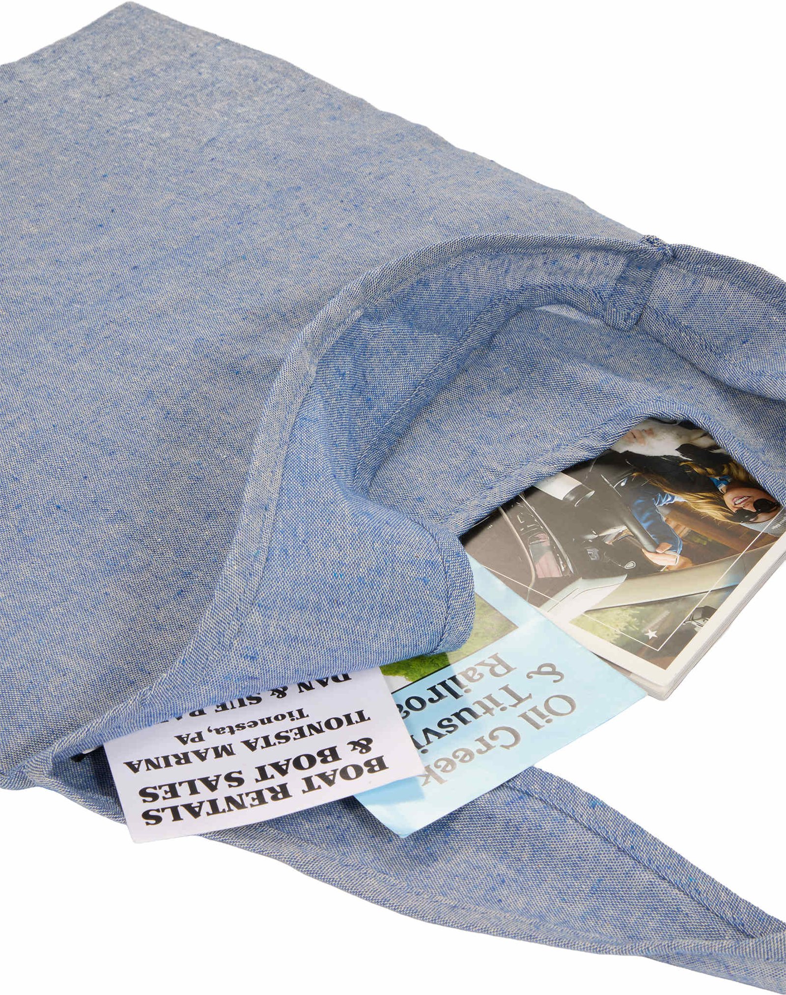 Bungalow 5oz Recycled Cotton Twill Shopper Tote - Image 4