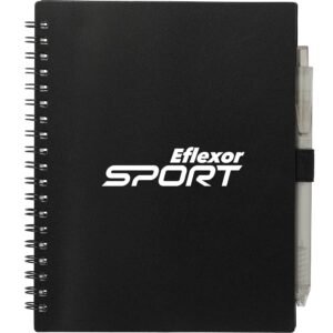 5.5” x 7” FSC® Recycled Spiral Notebook w/ RPET Pen
