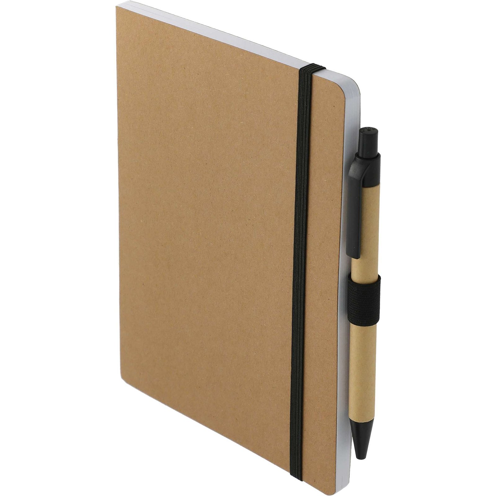 5" x 7" FSC® Recycled Notebook and Pen Set - Image 4
