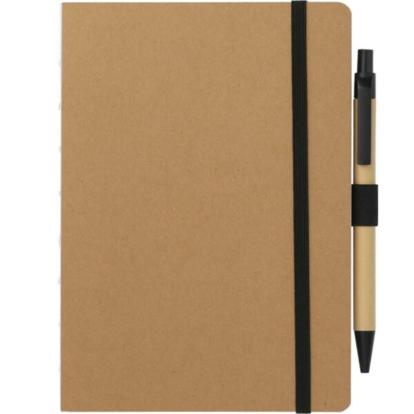 5" x 7" FSC® Recycled Notebook and Pen Set - Image 7