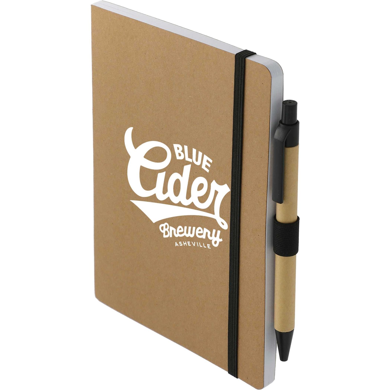 5" x 7" FSC® Recycled Notebook and Pen Set - Image 3