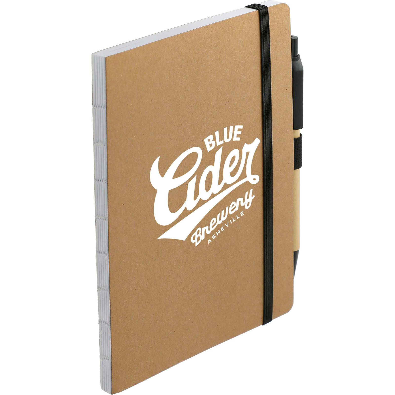 5" x 7" FSC® Recycled Notebook and Pen Set - Image 2