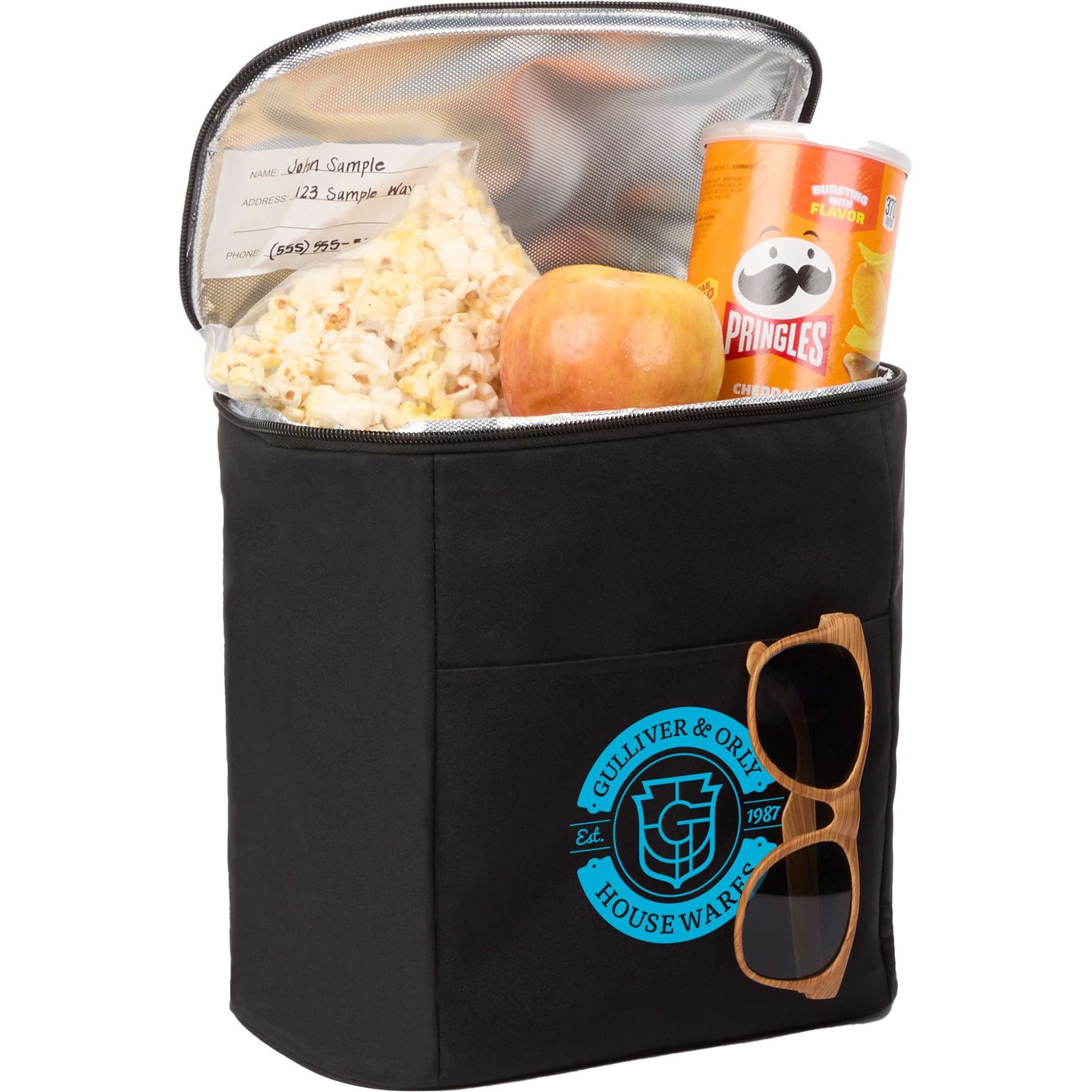 Double Lined 9 Can Cooler with Easy Clean Removable Liner - Image 8