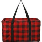 Buffalo Plaid Utility Tote - Image 2