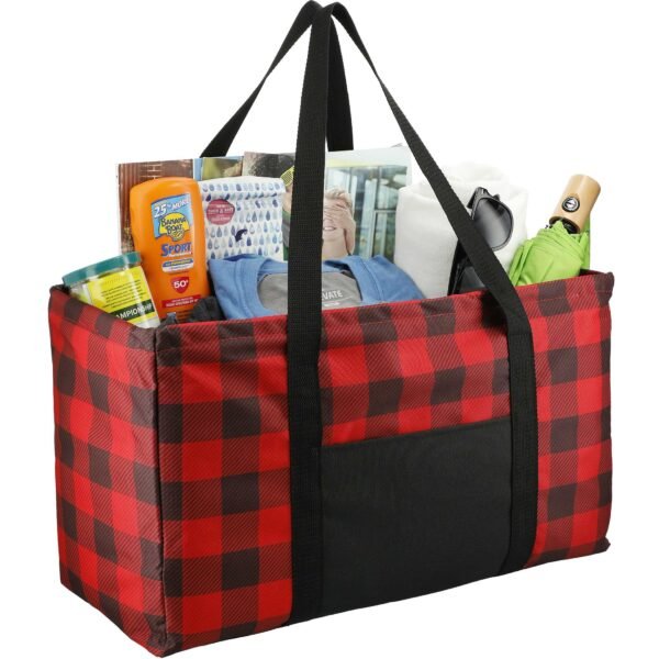 Buffalo Plaid Utility Tote - Image 2