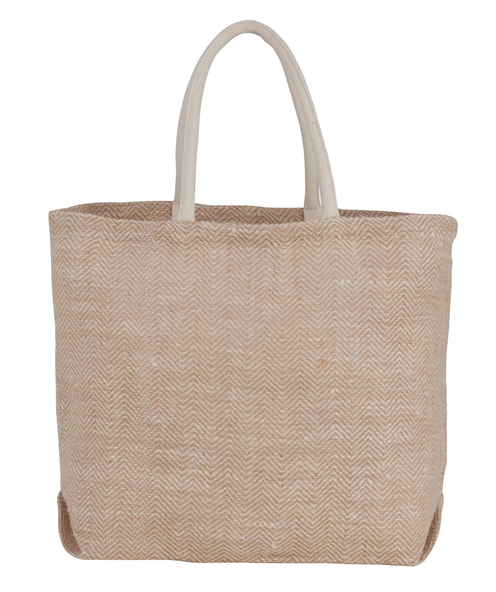 Herringbone Jute Tote - Image 6