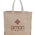 Herringbone Jute Tote