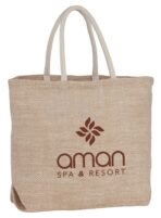 Herringbone Jute Tote - Image 5