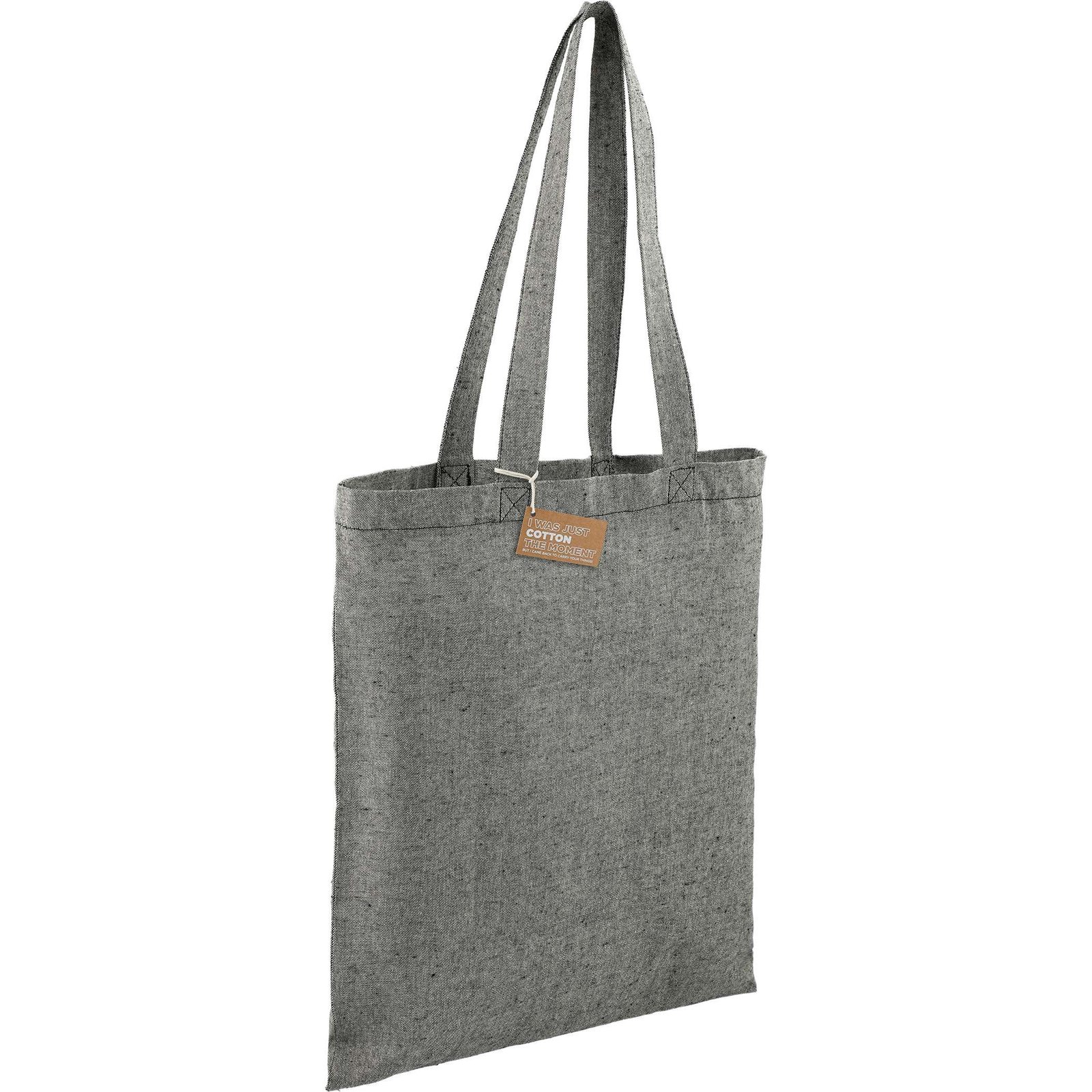 Eco-Friendly 5oz Recycled Cotton Twill Tote Bag - Image 4