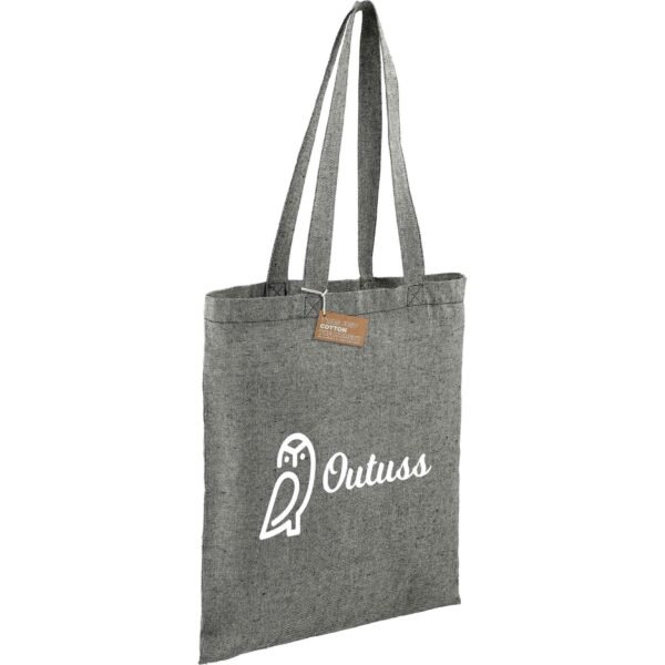 Eco-Friendly 5oz Recycled Cotton Twill Tote Bag - Image 6