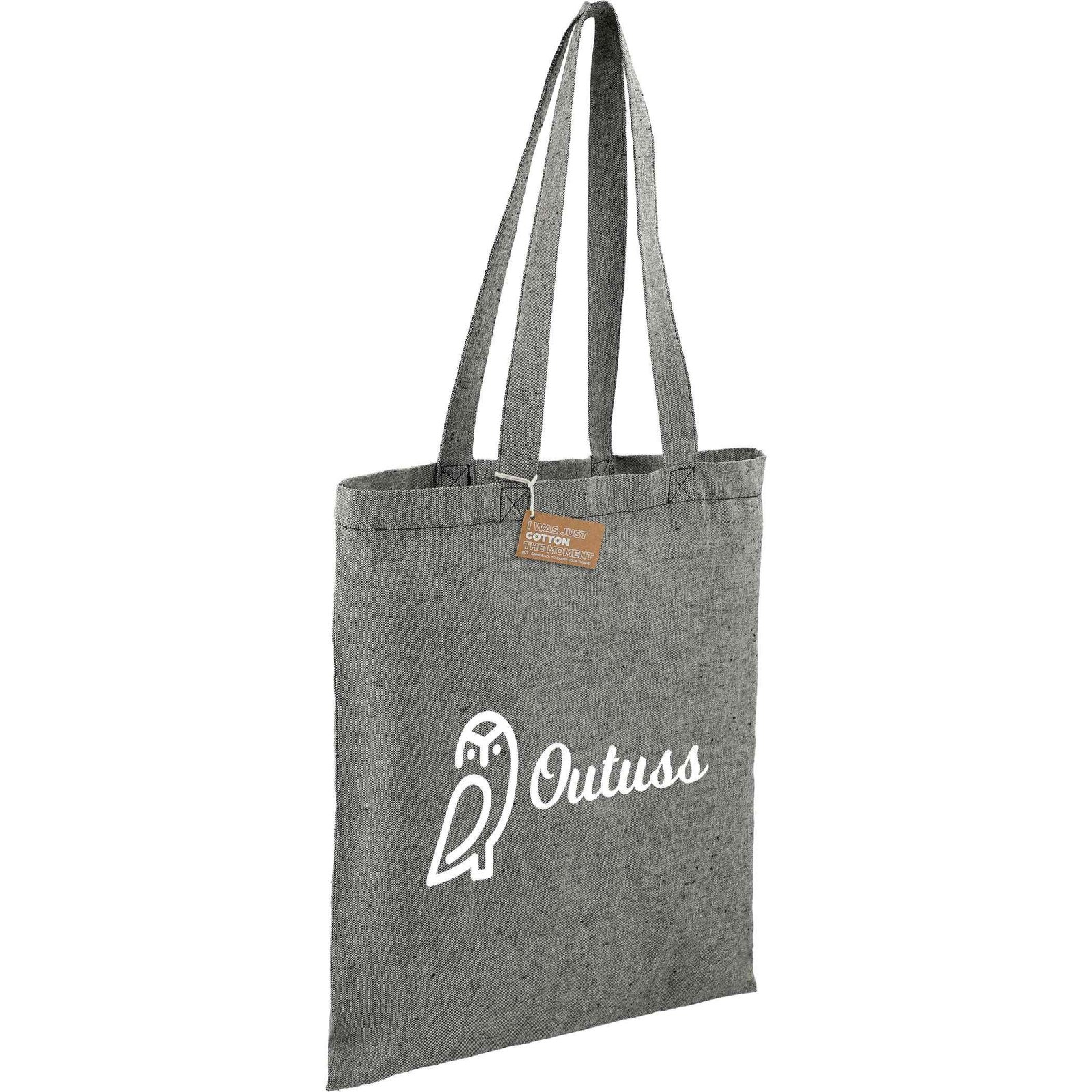 Eco-Friendly 5oz Recycled Cotton Twill Tote Bag - Image 6
