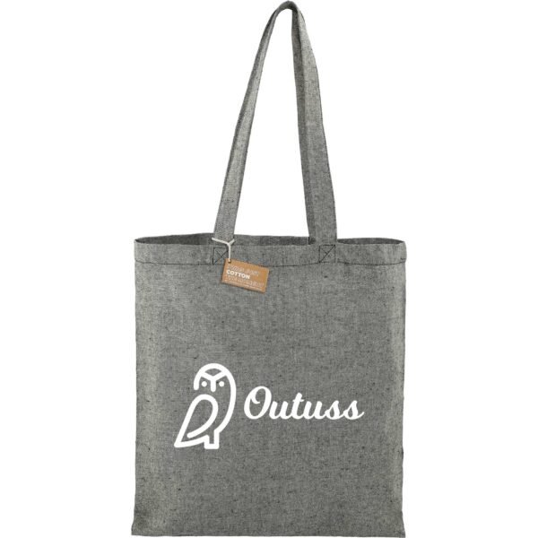 Eco-Friendly 5oz Recycled Cotton Twill Tote Bag - Image 3