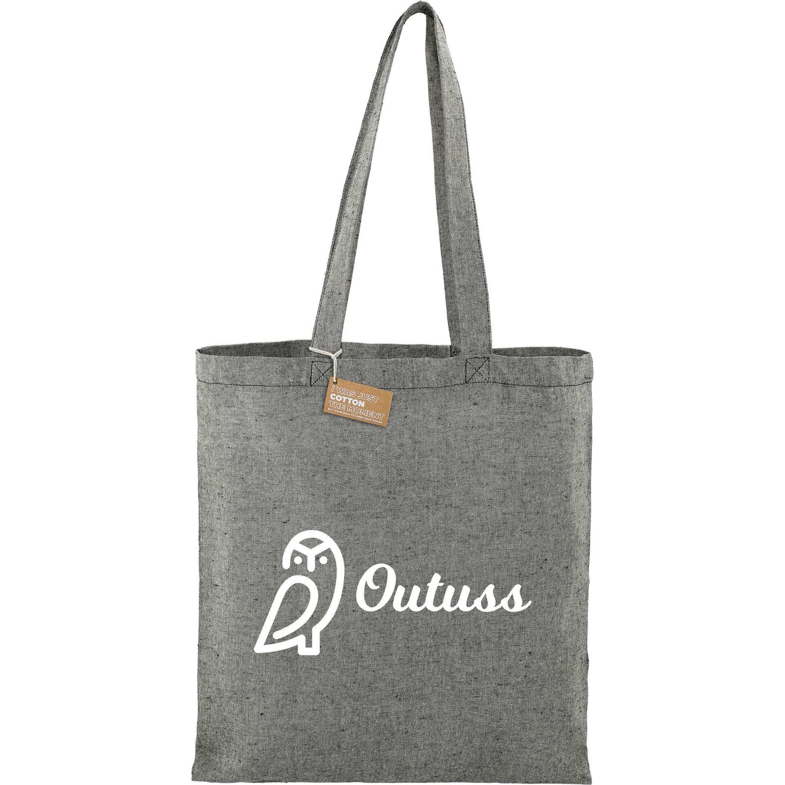 Eco-Friendly 5oz Recycled Cotton Twill Tote Bag - Image 3