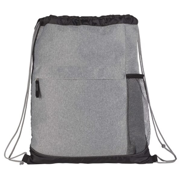 Heather Melange Drawstring Bag - Image 2