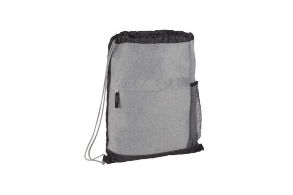 Heather Melange Drawstring Bag - Image 3