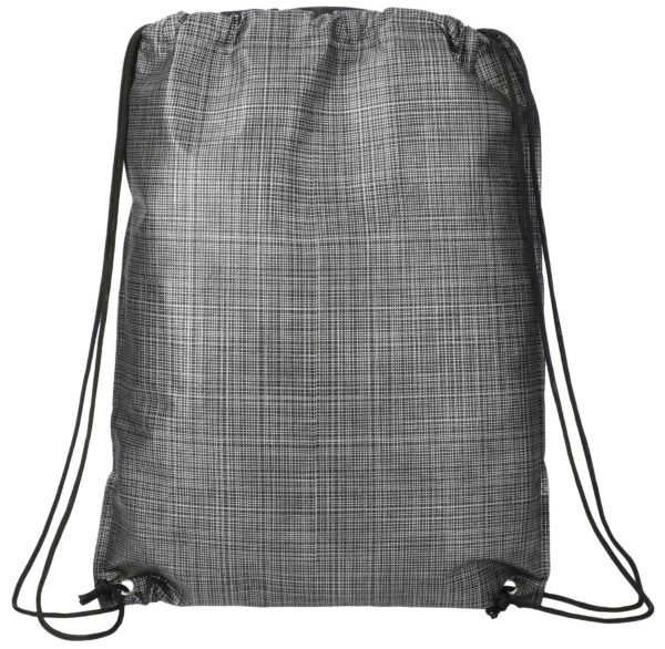 Crossweave Heat Sealed Drawstring Bag - Image 2