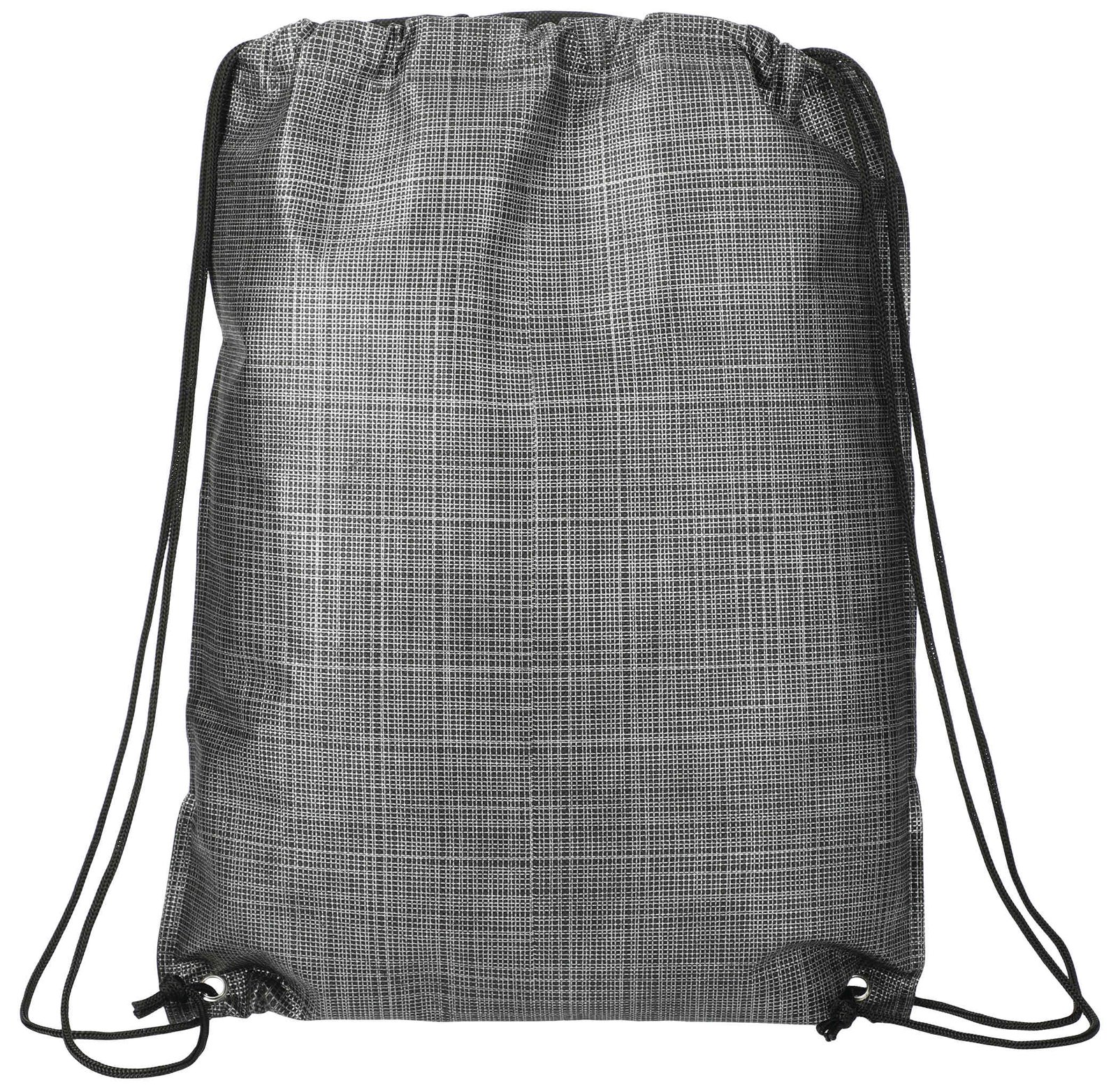 Crossweave Heat Sealed Drawstring Bag - Image 2