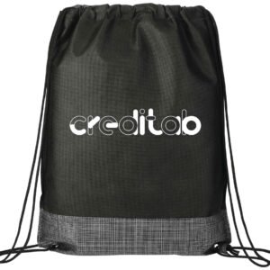 Crossweave Heat Sealed Drawstring Bag