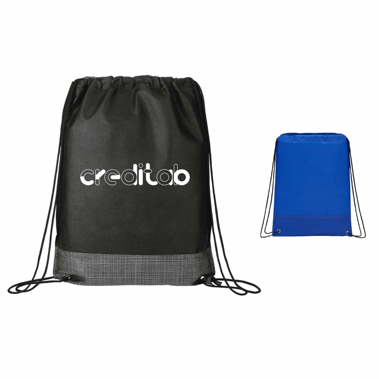 Crossweave Heat Sealed Drawstring Bag - Image 3
