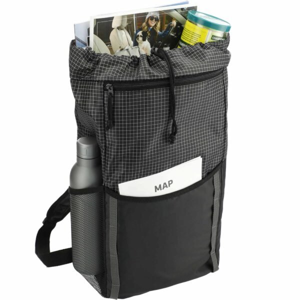 Grid 14L Drawstring Backpack - Image 7