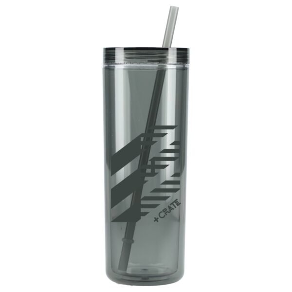 Chroma Recycled Acrylic Skinny Tumbler 16oz - Image 4