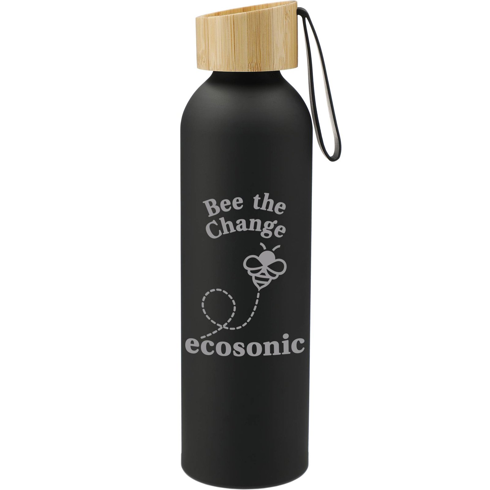 Ryze Aluminum Sports Water Bottle 22 oz with FSC® Bamboo Lid