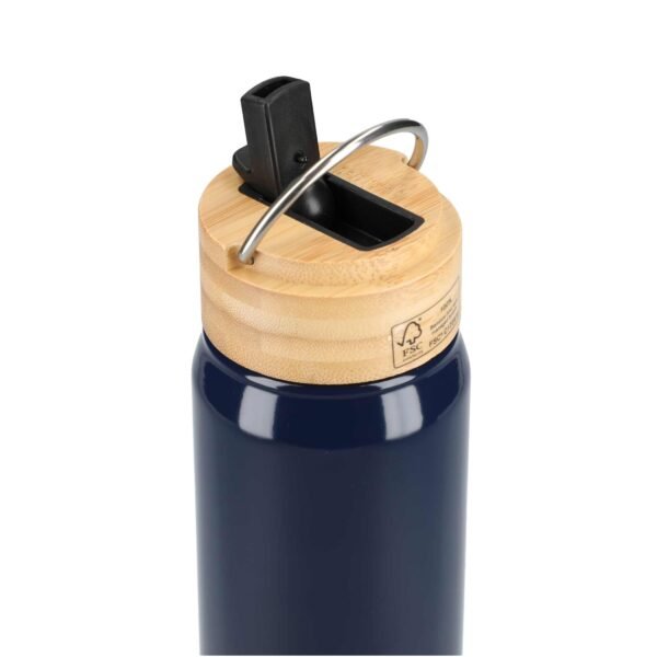 Billy 26oz Eco-Friendly Aluminum Bottle W/ FSC® 100% Bamboo Lid - Image 2