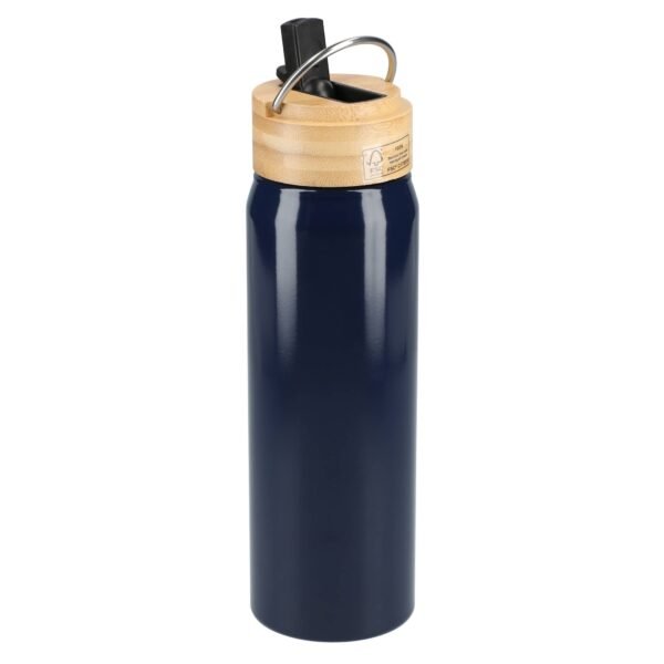 Billy 26oz Eco-Friendly Aluminum Bottle W/ FSC® 100% Bamboo Lid - Image 6