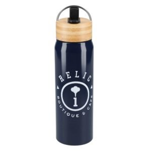 Billy 26oz Eco-Friendly Aluminum Bottle W/ FSC® 100% Bamboo Lid