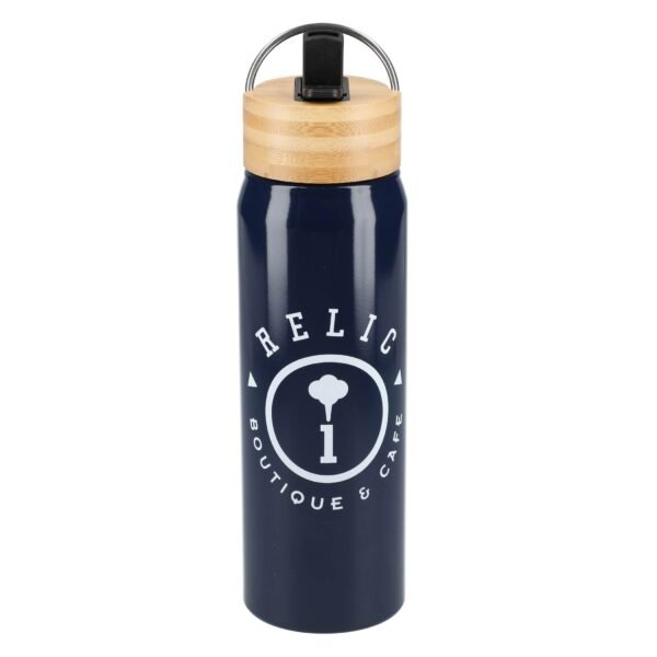 Billy 26oz Eco-Friendly Aluminum Bottle W/ FSC® 100% Bamboo Lid