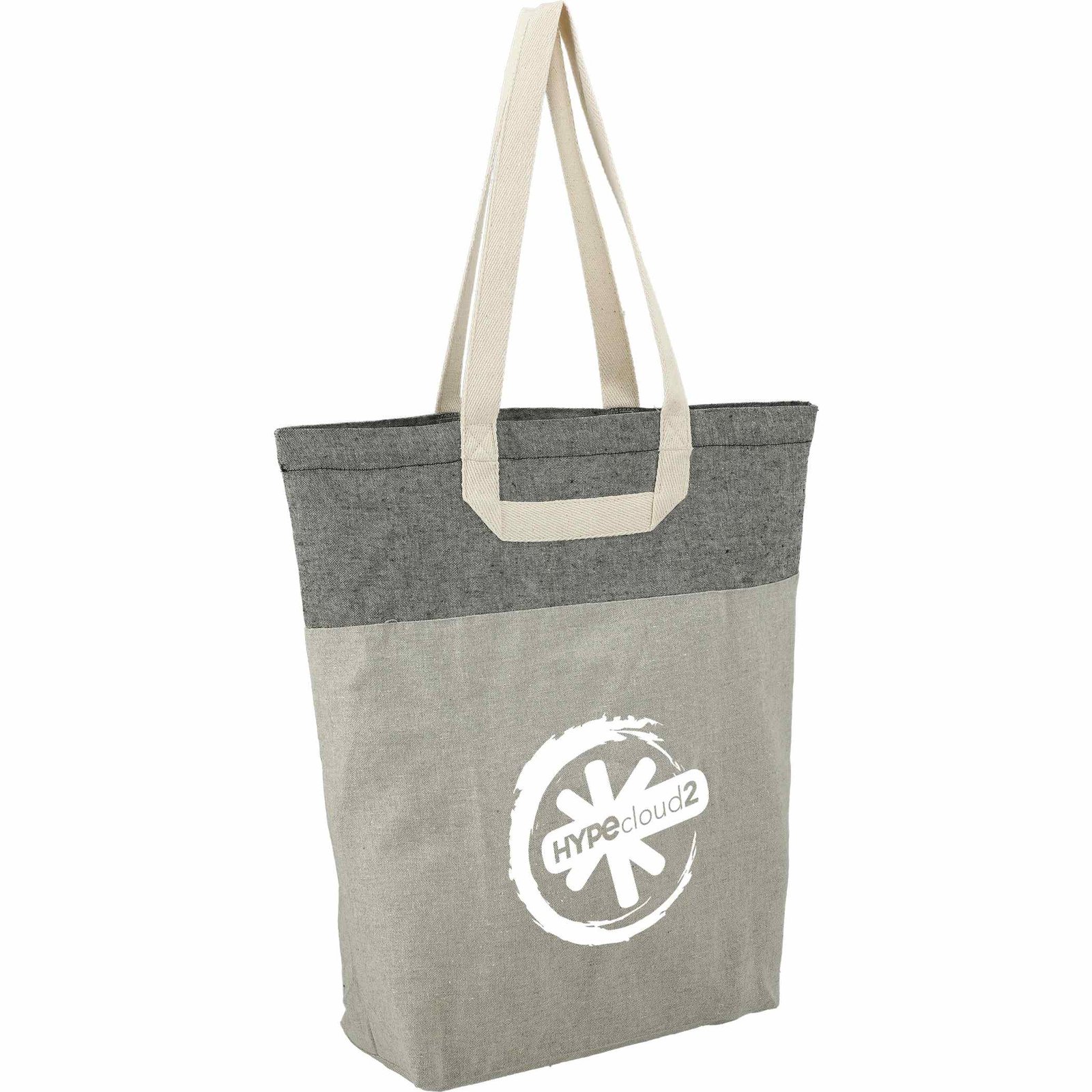 Recycled Cotton U-Handle Book Tote - Image 2