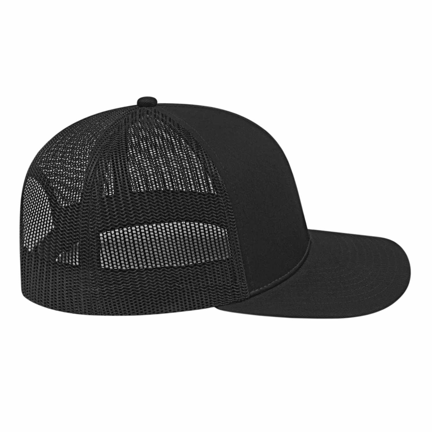Cap America Poly/Cotton Trucker Mesh Back Cap - Image 4