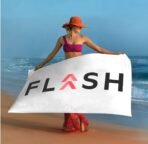 Towel Specialties Basic Weight White Beach Towel - White