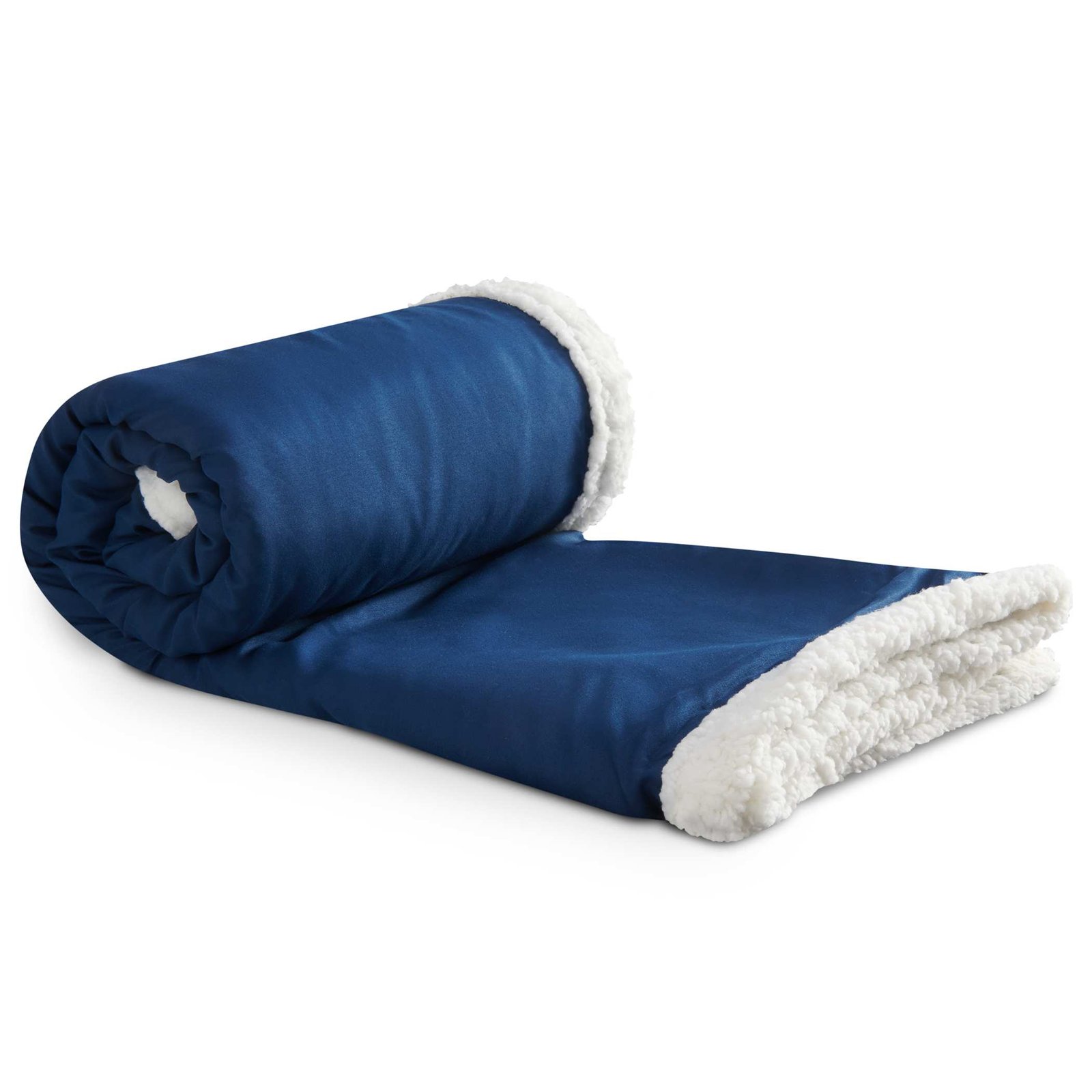 Super Soft Large Fleece Sherpa Blanket - 50" x 60" Unfolded - Image 2